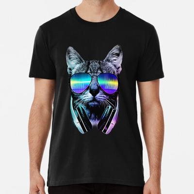 Musikliebhaber Katze S bis 5XL Hergestellt in der AU/USA T-Shirt