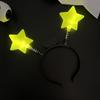 New Year Star Fashionable Head Hoop Glowing Hair Ornament Glowing Hair Styling Tool for Children Adults Photo Props