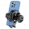 Motorcycle Wireless USB C Phone Holder Anti-Vibration Crossbar Phone Mount for 5.2"-7.2" Phones Works with 12-24V Motobike