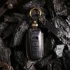 Suitable for New  A4L Leather Models Q5L, A7 Pure Handmade A5 Shell A6 Car Key Cover Men's Retro Style Car Accessories