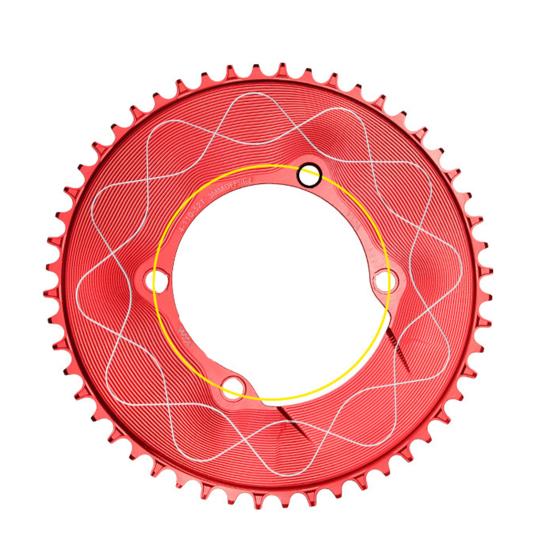 Motor Sprocket Heavy Duty Aluminum Alloy Chainring 40T To 58T Waterproof Rustproof Tooth Disc Replacement for Road Bike