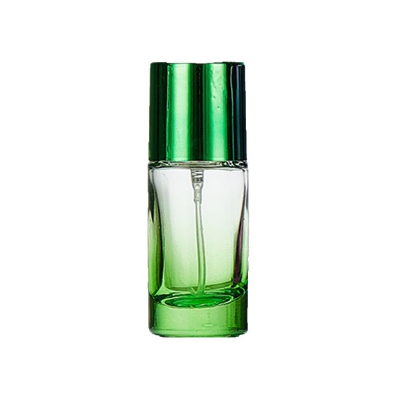 Gradient Cylindrical Perfume Spray Bottle - High Aesthetic Empty Decanting Sample Bottle