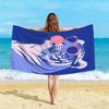 1PC Funny Bubble Gum Tiger Beach Towel Quick-Dry Polyester Swim Towel Lightweight Soft Travel Towel For Beach Camping Unisex Gif