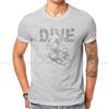 Helmet Graphic Tshirt Dive Scuba Diving Printing Streetwear Leisure T Shirt Male Tee Unique Gift Clothes