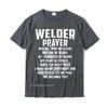 Unisexs Vintage Welder Welder Prayer Funny Welding Gift TShirt Summer Tees For Unisex Coupons Cotton T Shirts Casual