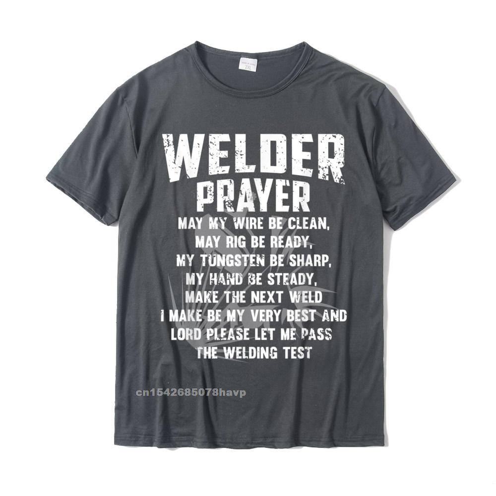 Unisexs Vintage Welder Welder Prayer Funny Welding Gift TShirt Summer Tees For Unisex Coupons Cotton T Shirts Casual
