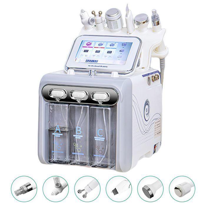 Oxygen Hydrafacial Machine 6 In 1 Face Skin Care Deep Cleaning Exfoliating Dermabrasion Small Bubble Instrument