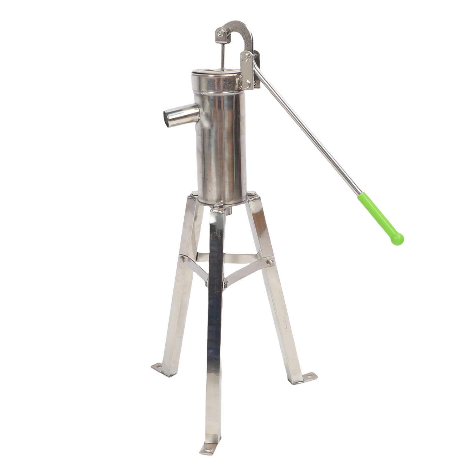 Manual Well Pump with Stand Stainless