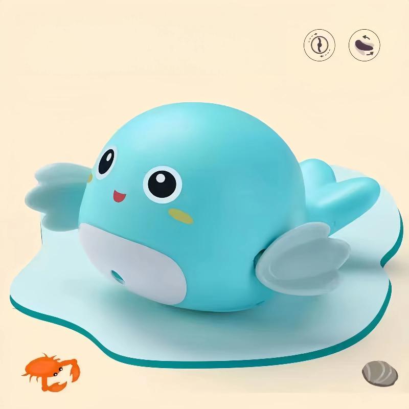 Bath Time Children's Water Play Toy Small Dolphin Water Toy, Bathtub Toy Little Duck And Little Turtle, Suitable For Boys And Girls