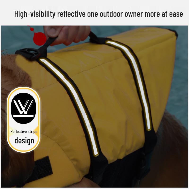 Pet Life Jacket for Large Dogs - Summer Swimsuit for Golden Retrievers