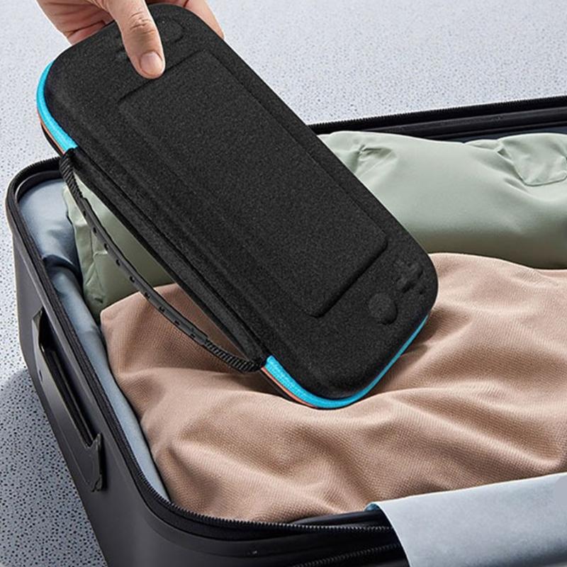 Game Console Bag Scratchproof Storage Box for NS NS2 Protector Case with Card Slot & Pocket Travel Carrying Pouch