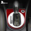 Real Soft Carbon Fiber For Volkswagen Beetle 2012 2013 2014 2015 2016 2017 2018 2019 Car Gear Shift Panel Sticker Accessories