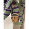 Autumn and winter lamb wool mini bucket bag Maillard suede retro handbag new shoulder messenger bag