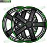 For NINJA ZZR1200 ZZR1400 ZZR1100 motorcycle 17 inch front and rear wheel decals reflective rim stickers decoration