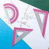 Complete Aluminum Ruler Pack with Rounded Corners Math Geometry Classroom Supplies Engineering Drawing Home Office Use