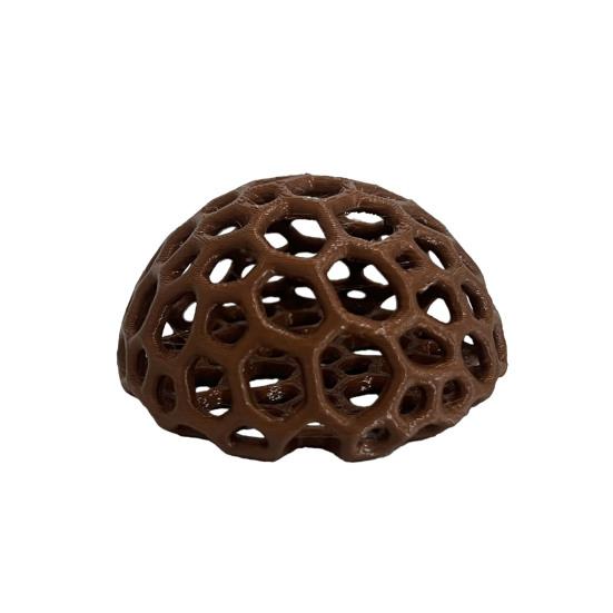 

Креветочный купол-укрытие 3D-печатный аквариумный домик-укрытие для рыб, безопасное укрытие-купол для креветок вишен, укрытие-домик для мальков, мелких и новорожденных рыб S коричневый