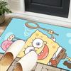 Sponge Expressions Pattern Office Rug Chair Mat, Game Carpet, Suitable for Front Door, Bedroom, Living Room, Desk, Holiday Gift