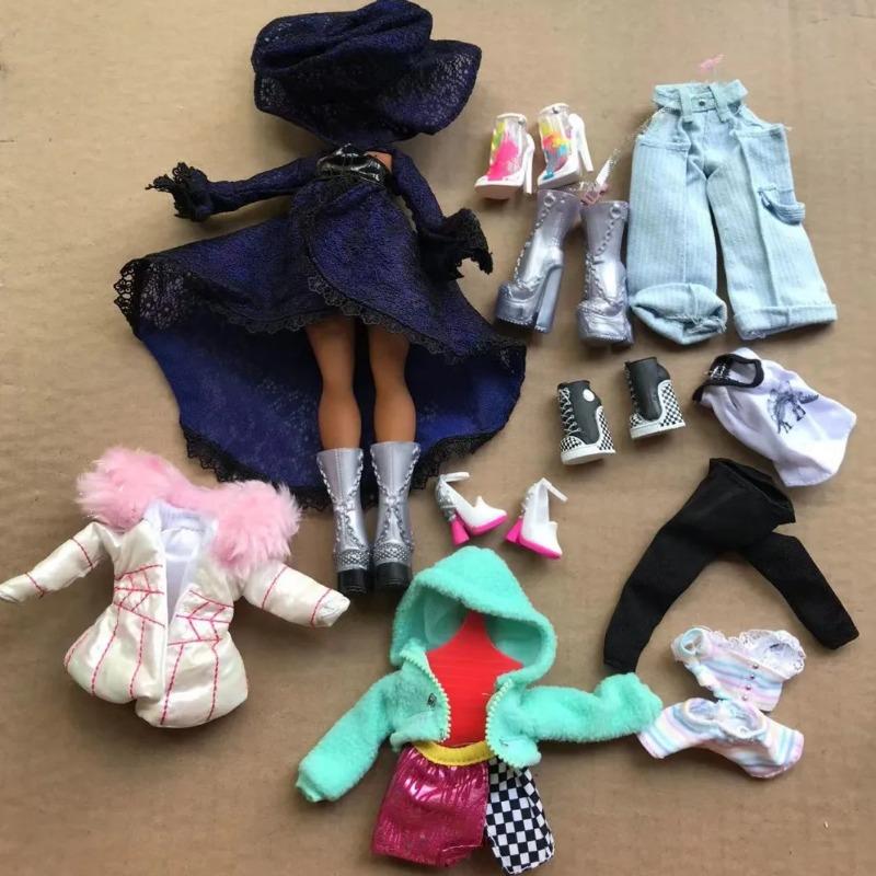 Big Fashion Doll Clothes Jacket Pants Dress Socks Colorful Doll Decor Accessories DIY Doll Dressing Parts