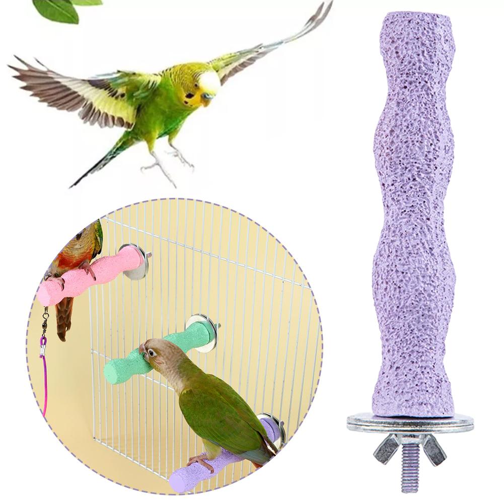 Pet Paw Grinding Stick Bird Parakeet Parrot Toy Bird Grinding Supplies Pet Toy Toys Grinding Gr Q8I7