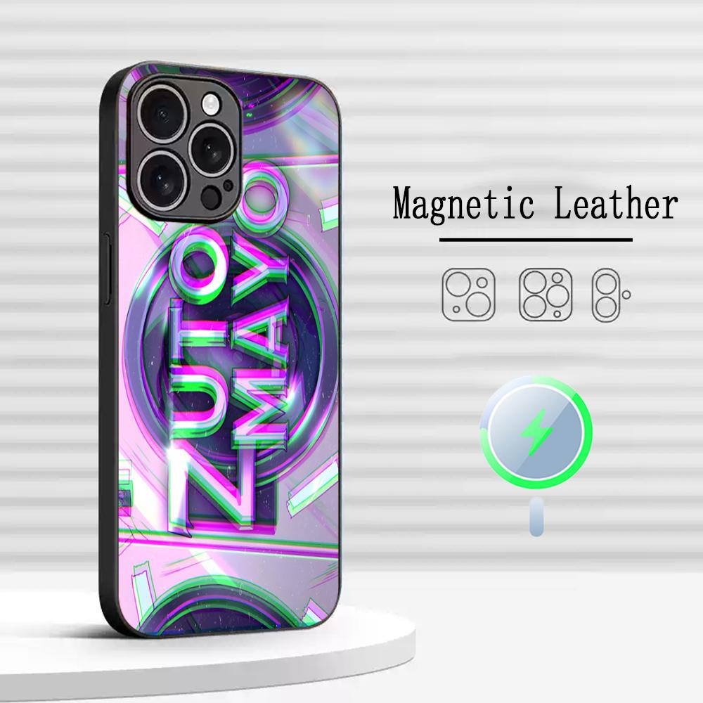 Zutomayo Cool Japan Singer Pattern Phone Case For iPhone 16 15 14 13 12 11 Plus Pro Max High-end Luxury Magsafe Sheepskin