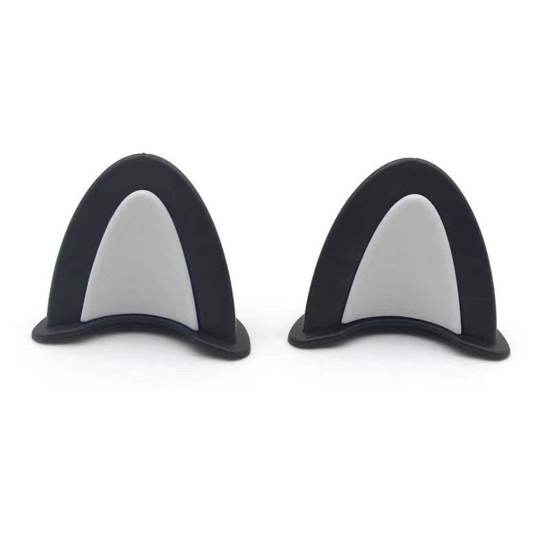 

2 шт. кошачьи уши шлем украшения мотоцикл электрические наклейки декор милый многоцветный мотоциклетные шлемы аксессуары универсальный