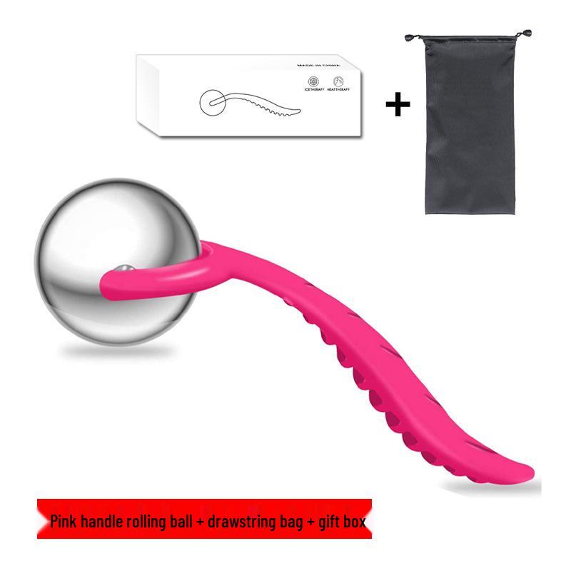 Stainless Steel Hot & Cold Massage Roller Ball for Fitness and Fascia Therapy