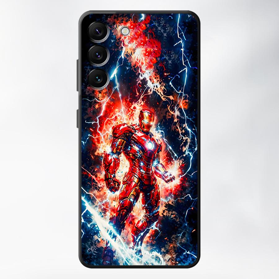 Marvel Lightning Iron Man Phone Cover Case for Samsung Galaxy A57 A53 A35 A52 A36 A24 A55 A32 A25 A23 A73 A51 A37 A22 A26 A71