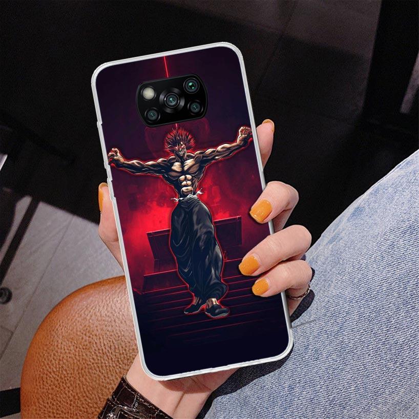 Baki the Grappler Original Anime Phone Case For Xiaomi Poco X7 X6 X5 Pro F7 Ultra Redmi 15C 15 13C 13 12C 12 10 10A 10C 9 9A 9C