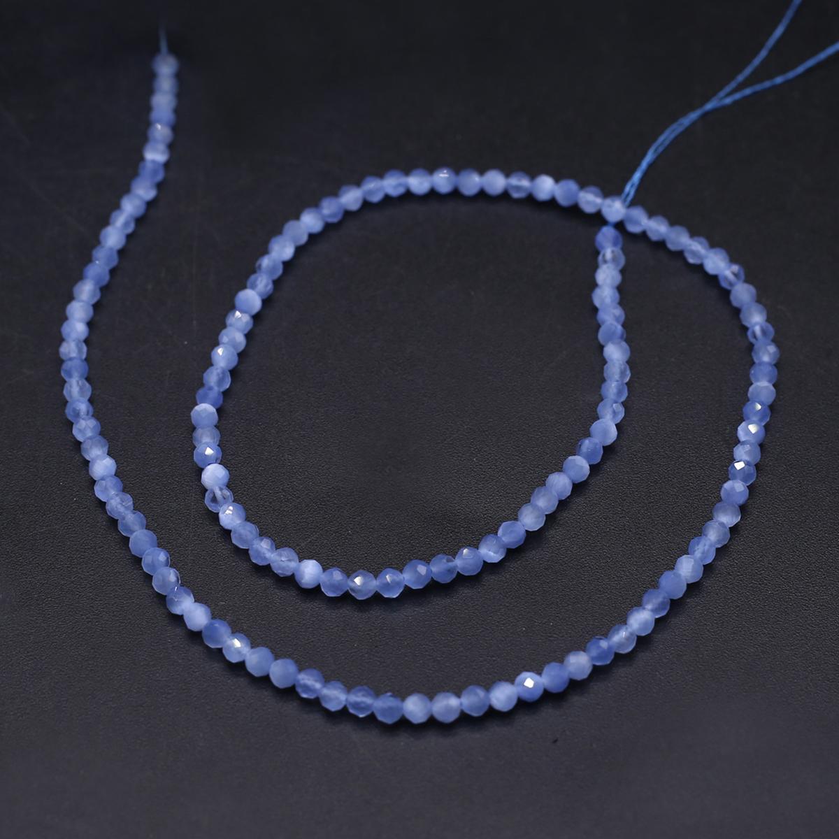 

1 нить, граненые бусины из натурального камня, модные опаловые бусины-разделители для изготовления ювелирных изделий, DIY ожерелья, браслеты, подвесные декоративные аксессуары 38 см 1String/38cm