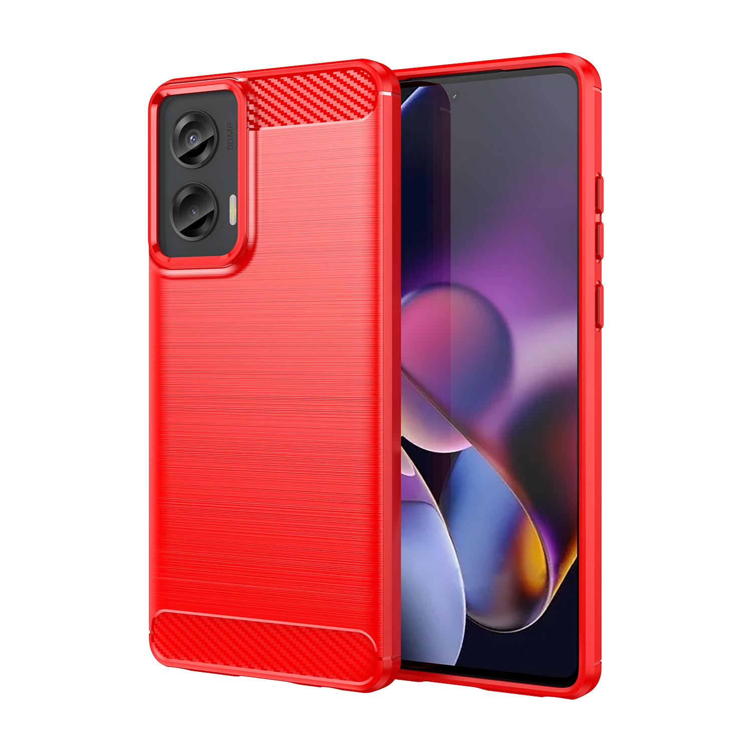 

Противоударный матовый чехол для Motorola Moto G Stylus 5G 2024 Роскошный силиконовый чехол для moto g stylus 2024 Мягкие чехлы из углеродного волокна G Stylus 5G 2024 красный