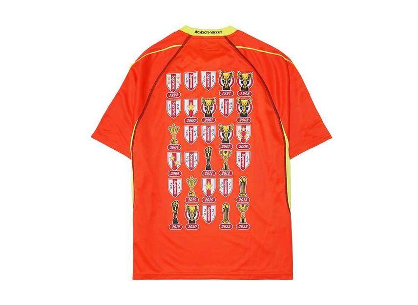 Supreme Jacquard Soccer Jersey Orange