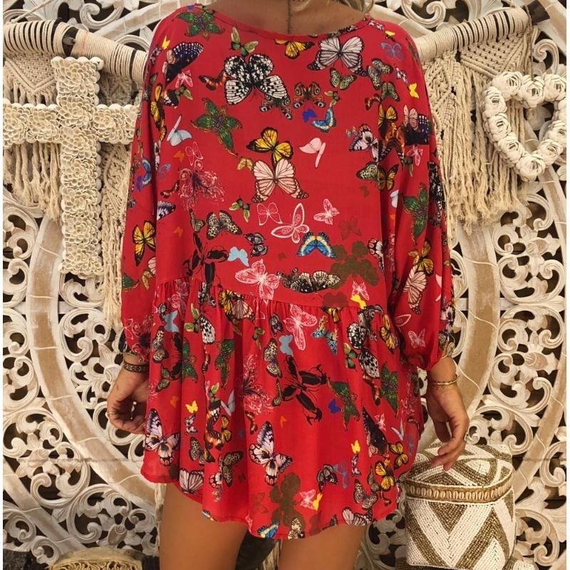 Plus Size V neck Women s Tops And Blouse Elegnat Print Floral Pattern