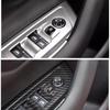 For Peugeot 508 GT    ABS Carbon Fiber Armrest Window Buttons Cover Glass Lift Adjust Switch Panel Trim Accessories