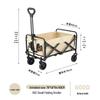 Portable Foldable Outdoor Camping and Shopping Cart with Large Capacity