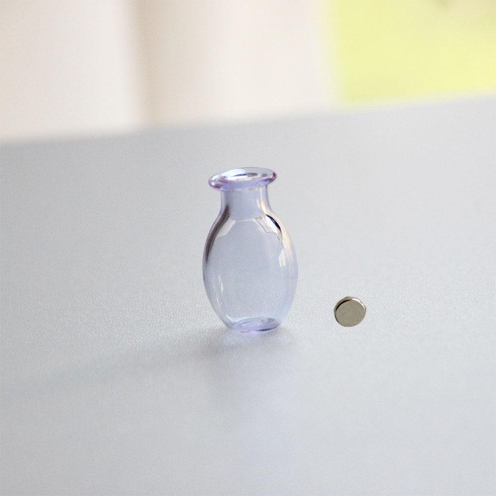 1Pc Cat Whiskers Mini Glass Vases Magnetic Tiny Vases Refrigerator Decor Small Plant Kitchen Office Cat Dog Whisker Holder Gift