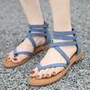 Summer Plus Size Sandals For Women Fashionable Soft Soled Back Pack Roman Sandal Streetwear Popular Novelty Shoes For Woman Cool