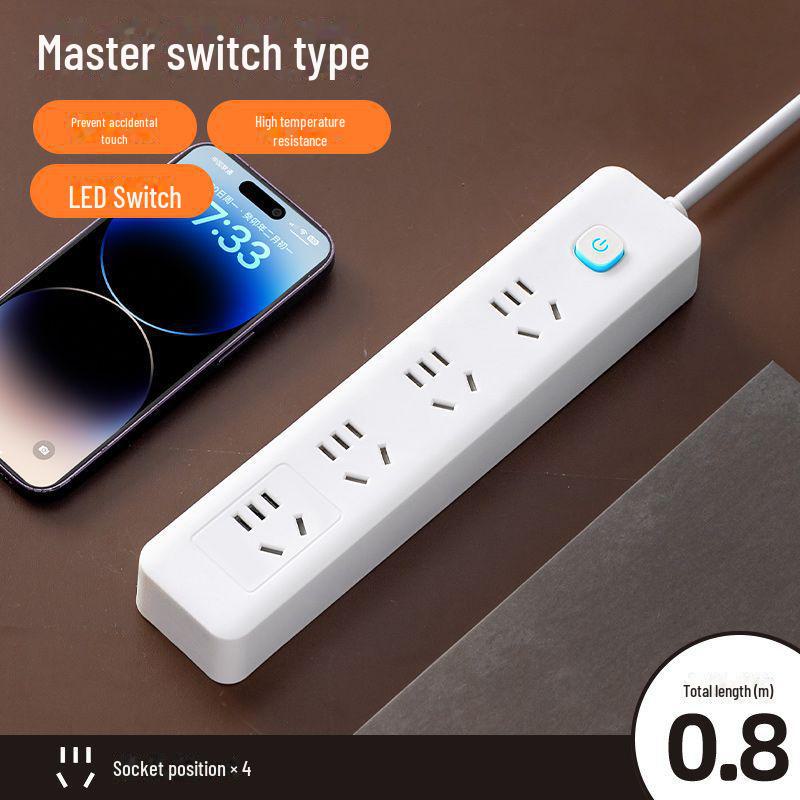Xiaomi Smart Power Strip: Multi-Function USB Extension Board with Multiple Outlets for Home and Office.