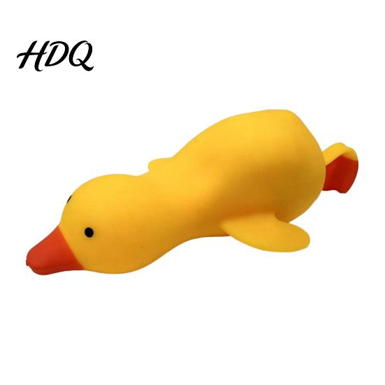 Hand Exercise Ball 1/2Pcs Giant Yellow Duck Squeeze Toy, Anxiety Relief Shape Portable Stress Reliever Sensory Soft Stretchy Farm Animal Toy Durable
