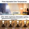 Latest 10W Light Bulb USB C Rechargeable with Remote Control Battery Powered Light Bulb E27 Touch Control Dimmable LED Bulb