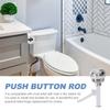 High Quality Push Button Flush Toilet Rods Separated Type Water Tank 12x10x5.5cm 1pc Bathroom Hotel Push Buttons