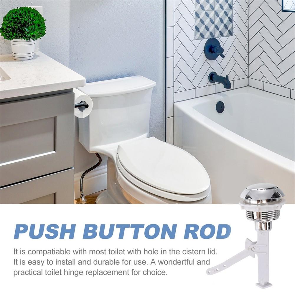 High Quality Push Button Flush Toilet Rods Separated Type Water Tank 12x10x5.5cm 1pc Bathroom Hotel Push Buttons