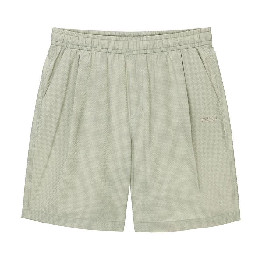 nau Comfort Seersucker Half Pants Light Khaki Beige