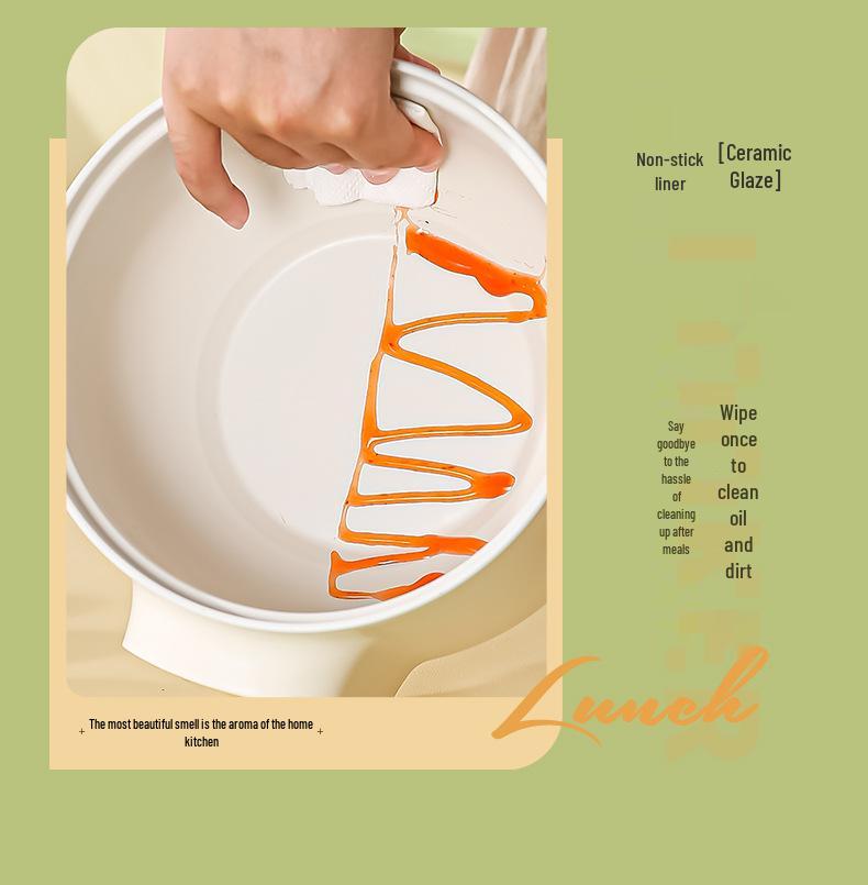 Fornello Elettrico Multifunzione: Zuppa, Porridge, Noodles, Riso, Hot Pot per 1-3 Persone