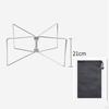 Camping Foldable Cooler Stand Ice Box Holder for Fishing Luggage Rack Steel Material