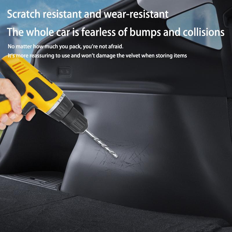 For Tesla ModelY Juniper2025 Trunk Side Guards TPE Full Cover Fluff Surface Corner Protection Pads Interior Protector Accessorie