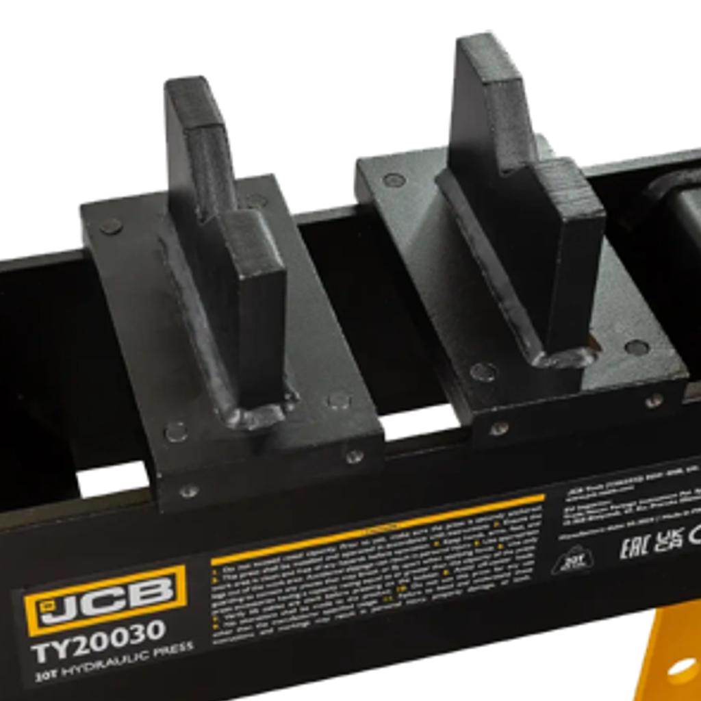 JCB 20T Hydraulic Workshop Floor Press with Foot Pedal + Pressure Gauge