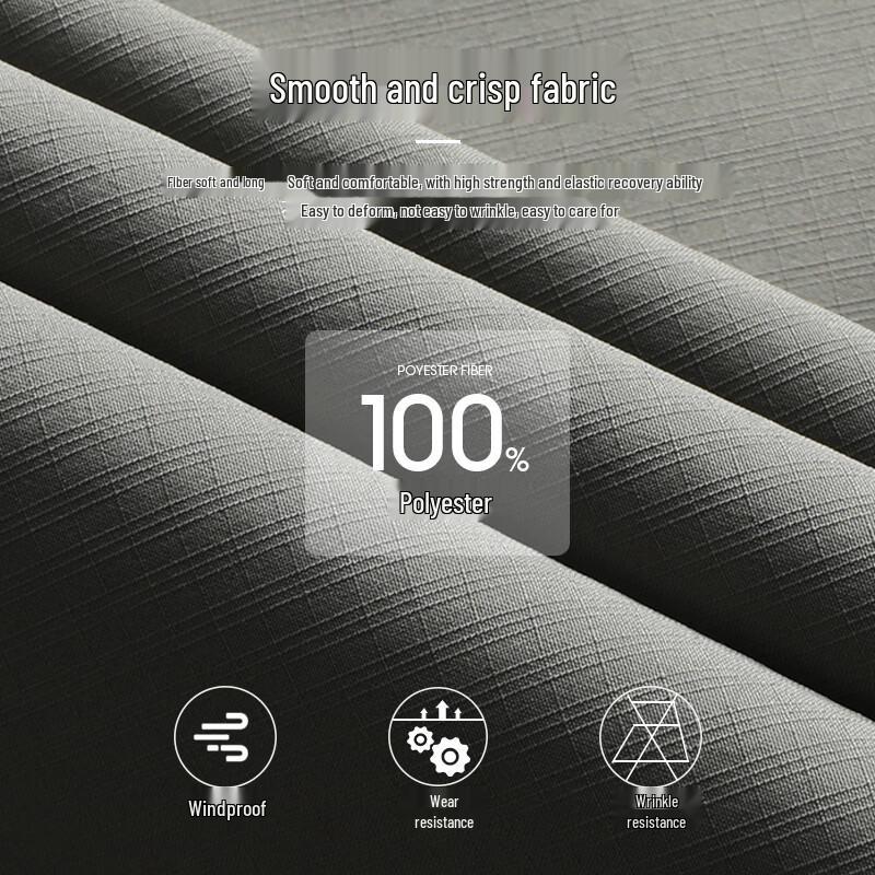 Shanshan Men's Detachable Hooded Business Casual Jacket