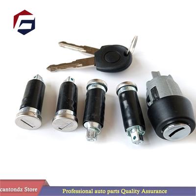 701837205 1 Comutator de aprindere + Cilindru de blocare 4 usi cu 2 chei Pentru VW T4 Caravelle MK IV 1990-2003 Transporter T4