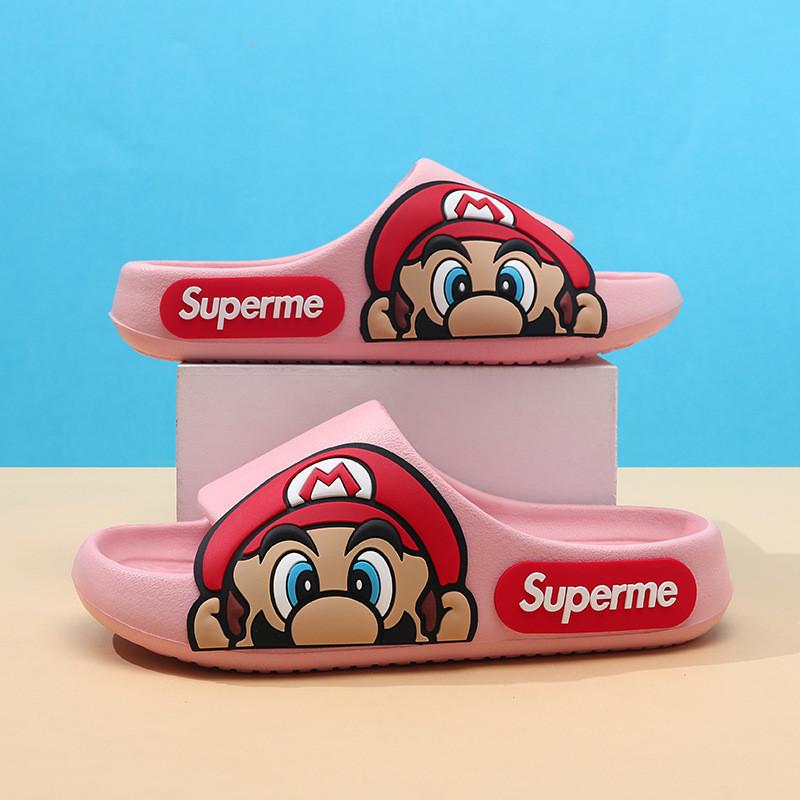 Comfortable Boys Summer Slippers For Kids With Cartoon Superhero Design In Multiple Colors And Sizes