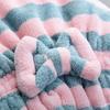 1pcs Dry Hair Towel Quick-Drying Hair Cap Shower Cap for Women Striped Pattern Super Absorbent Bath Accessories Hair Bonnets